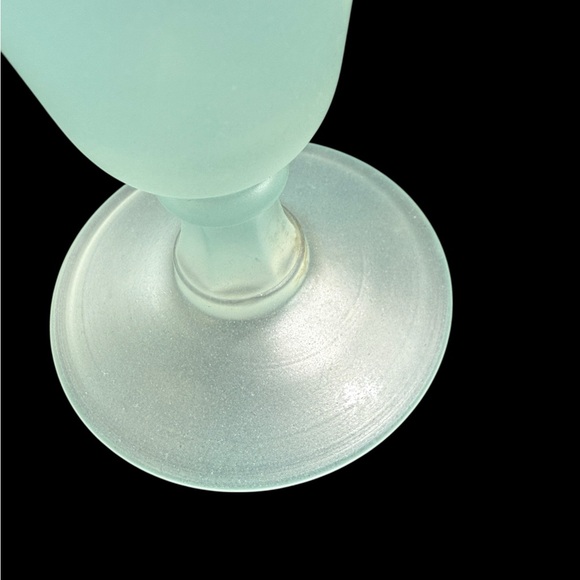 Blendo Pilsner Drinking Glasses Colorful Frosted Vintage Mid-Century Modern MCM - Picture 10 of 11